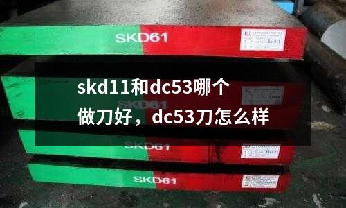 skd11和dc53哪個做刀好，dc53刀怎么樣