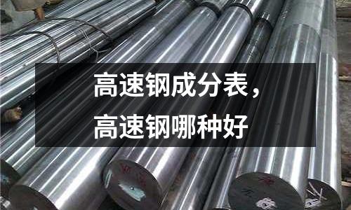 高速鋼成分表,高速鋼哪種好