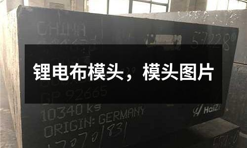 鋰電布模頭,模頭圖片