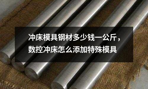 沖床模具鋼材多少錢一公斤，數控沖床怎么添加特殊模具