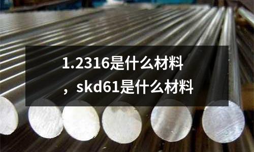 1.2316是什么材料，skd61是什么材料