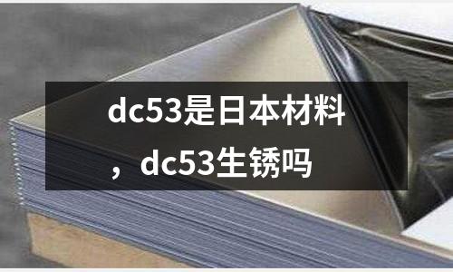 dc53是日本材料，dc53生銹嗎