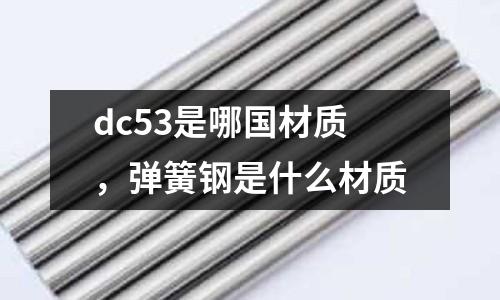 dc53是哪國材質，彈簧鋼是什么材質