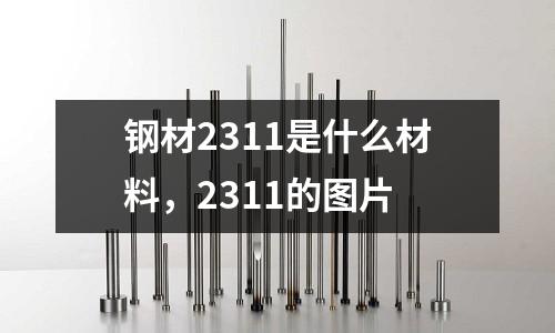 鋼材2311是什么材料，2311的圖片