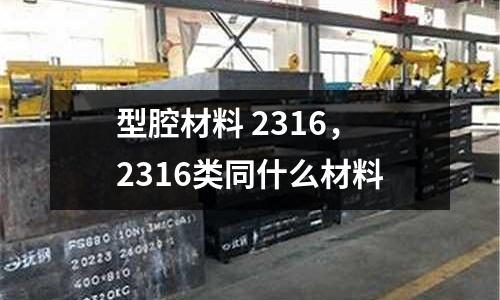 型腔材料 2316，2316類同什么材料