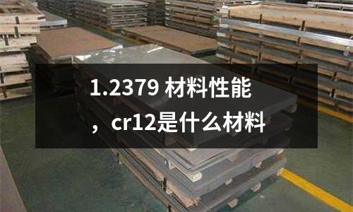 1.2379 材料性能,cr12是什么材料