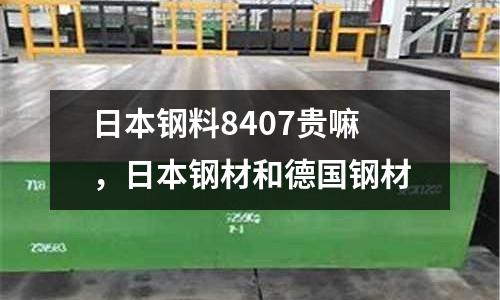 日本鋼料8407貴嘛，日本鋼材和德國鋼材