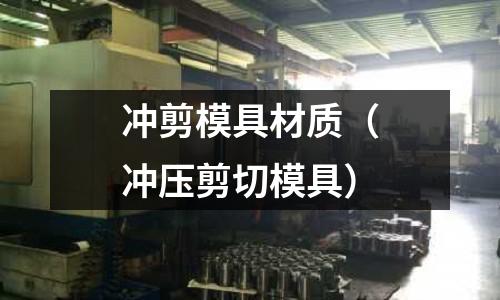 沖剪模具材質(zhì)（沖壓剪切模具）