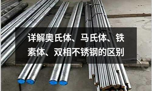 詳解奧氏體、馬氏體、鐵素體、雙相不銹鋼的區(qū)別