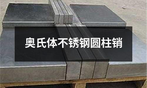 奧氏體不銹鋼圓柱銷