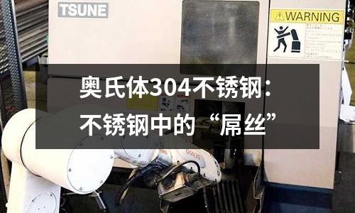 奧氏體304不銹鋼：不銹鋼中的“屌絲”