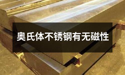 奧氏體不銹鋼有無磁性