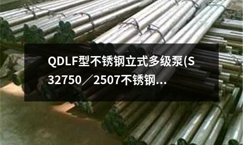 QDLF型不銹鋼立式多級泵(S32750/2507不銹鋼板執行標準)