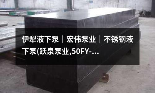 伊犁液下泵|宏偉泵業(yè)|不銹鋼液下泵(躍泉泵業(yè),50FY-40A不銹鋼液下泵)