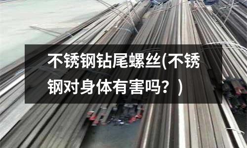 不銹鋼鉆尾螺絲(不銹鋼對身體有害嗎?)