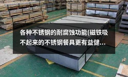 各種不銹鋼的耐腐蝕功能(磁鐵吸不起來的不銹鋼餐具更有益健康)