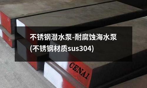 不銹鋼潛水泵-耐腐蝕海水泵(不銹鋼材質sus304)