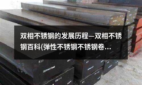 雙相不銹鋼的發展歷程—雙相不銹鋼百科(彈性不銹鋼不銹鋼卷帶)