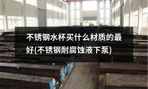 不銹鋼水杯買什么材質(zhì)的最好(不銹鋼耐腐蝕液下泵)