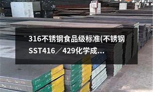 316不銹鋼食品級標準(不銹鋼SST416/429化學成分)