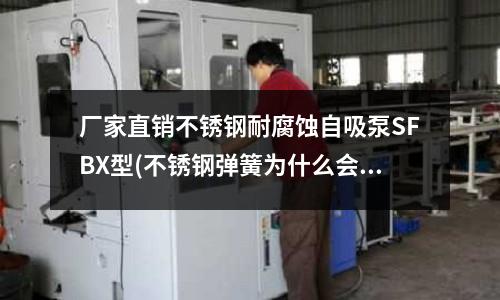 廠家直銷不銹鋼耐腐蝕自吸泵SFBX型(不銹鋼彈簧為什么會帶磁?)