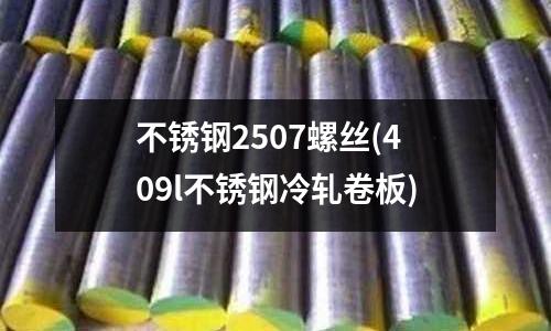 不銹鋼2507螺絲(409l不銹鋼冷軋卷板)