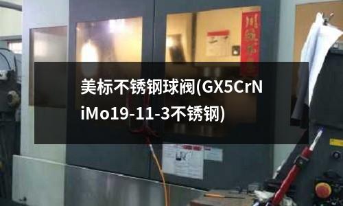 美標不銹鋼球閥(GX5CrNiMo19-11-3不銹鋼)