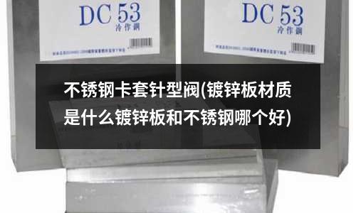 不銹鋼卡套針型閥(鍍鋅板材質是什么鍍鋅板和不銹鋼哪個好)