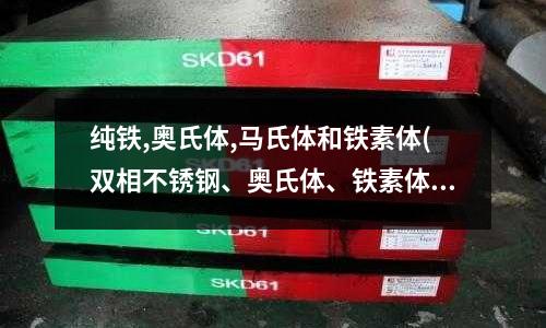 純鐵,奧氏體,馬氏體和鐵素體(雙相不銹鋼、奧氏體、鐵素體不銹鋼之比較)