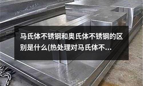 馬氏體不銹鋼和奧氏體不銹鋼的區別是什么(熱處理對馬氏體不銹鋼顯微組織和性能影響)