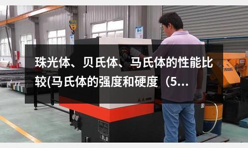 珠光體、貝氏體、馬氏體的性能比較(馬氏體的強(qiáng)度和硬度(5頁))
