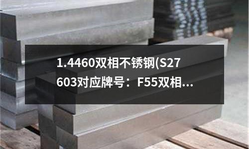1.4460雙相不銹鋼(S27603對應牌號:F55雙相不銹鋼)