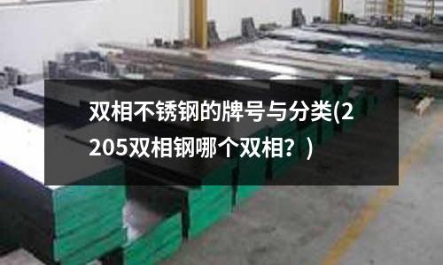 雙相不銹鋼的牌號與分類(2205雙相鋼哪個雙相?)