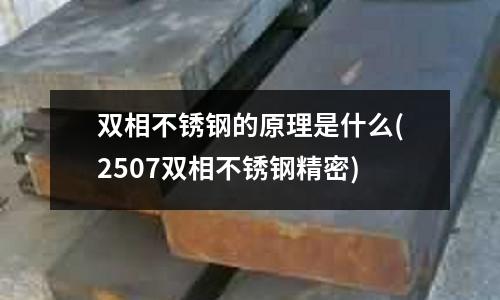 雙相不銹鋼的原理是什么(2507雙相不銹鋼精密)