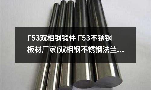 F53雙相鋼鍛件 F53不銹鋼板材廠家(雙相鋼不銹鋼法蘭、廣州雙相鋼法蘭)