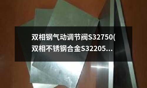 雙相鋼氣動調(diào)節(jié)閥S32750(雙相不銹鋼合金S32205)