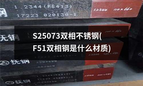 S25073雙相不銹鋼(F51雙相鋼是什么材質)