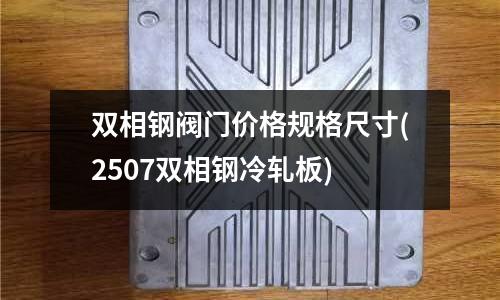 雙相鋼閥門價格規格尺寸(2507雙相鋼冷軋板)