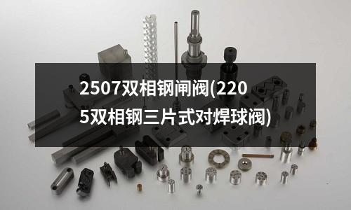 2507雙相鋼閘閥(2205雙相鋼三片式對焊球閥)