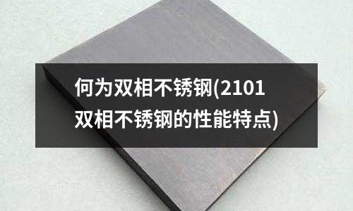 何為雙相不銹鋼(2101雙相不銹鋼的性能特點)