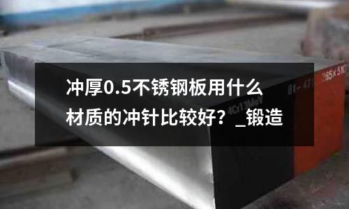 沖厚0.5不銹鋼板用什么材質的沖針比較好？_鍛造