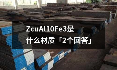 ZcuAl10Fe3是什么材質「2個回答」
