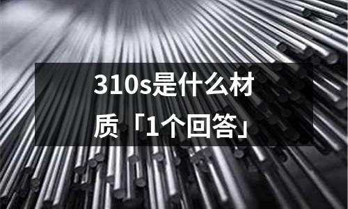 310s是什么材質(zhì)「1個(gè)回答」