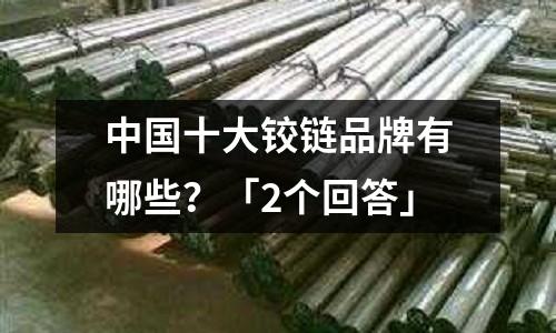 中國十大鉸鏈品牌有哪些?「2個回答」