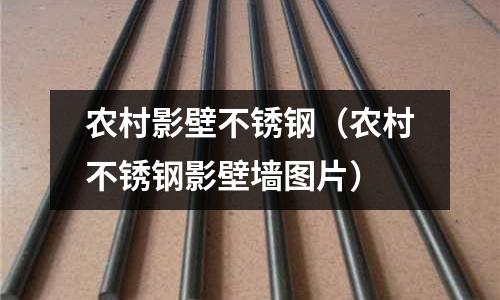 農村影壁不銹鋼(農村不銹鋼影壁墻圖片)