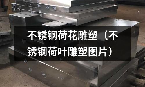 不銹鋼荷花雕塑(不銹鋼荷葉雕塑圖片)