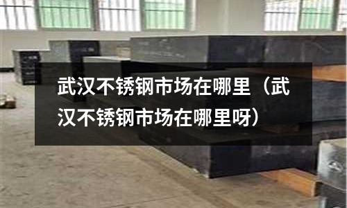 武漢不銹鋼市場在哪里(武漢不銹鋼市場在哪里呀)