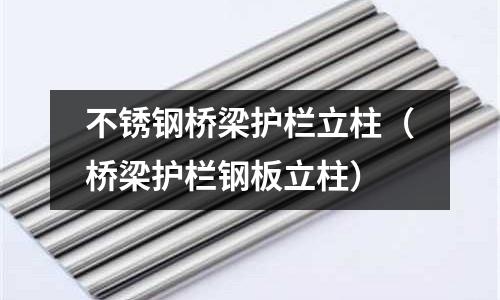 不銹鋼橋梁護欄立柱（橋梁護欄鋼板立柱）