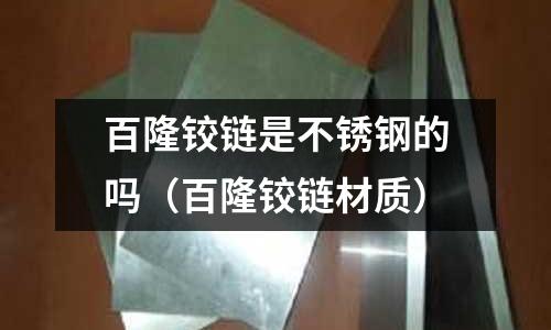 百隆鉸鏈是不銹鋼的嗎（百隆鉸鏈材質）