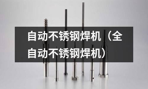 自動不銹鋼焊機(全自動不銹鋼焊機)